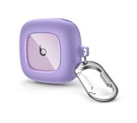 SURITCH Funda Compatible con la Cubierta Beats Fit Pro [Slim-Fit] [Anti-Caída],Funda Portátil de TPU a Prueba de Golpes con Clip para Llavero para Beats Fit Pro (Púrpura Orquídea)