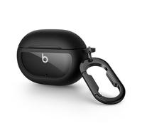 SURITCH Funda Compatible con la Cubierta Beats Studio Buds,Studio Buds + (2023) [Slim-Fit],Funda Portátil de TPU a Prueba de Golpes con Clip para Llavero para Beats Studio Buds (Aurora Negra)