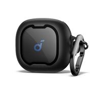SURITCH Funda Compatible con Soundcore Sport X20,Resistente Protector Auriculares Fundas con Kit de Limpieza y Carabinero Anillo de Llaves(Negro)
