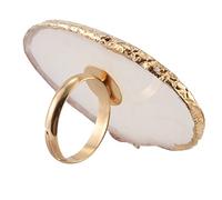 Surluoen 1 Resina De Piedra De Color Nail Art Ring Palette Anillo De Dedo Placa Acrílico Uv Gel Polish Base De Maquillaje Mezcla Nail Art Equipment