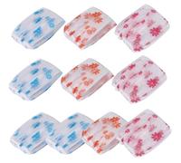 Surluoen 10 Piezas Gorro de Ducha Impermeable Cubierta de Pelo de BañO de Punto Gorro de BañO de Sombrero de BañO EláStico para Mujeres Sombrero de Ducha Reutilizable de BañO