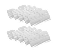 Surluoen 10 Unids/Lote CeráMica Reemplazable 18 Dientes Cuchilla de Corte de Cortadora de CeráMica para Mascotas para la Serie A5
