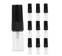 Surluoen 10Pcs Mini Botella de Perfume de Vidrio PortáTil TamañO de Viaje de de Vidrio de Perfume VacíAs (2Ml)