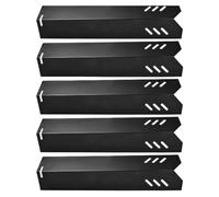 Surluoen 5 Placas Térmicas para Parrilla de Porcelana de 15 Pulgadas, Cubierta para Parrilla, Cubierta para Quemador para Parrilla de Patio Trasero BY13-101-001-1