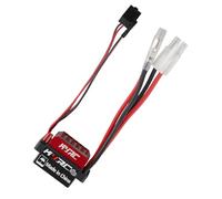 Surluoen 60A ESC RC Car ESC Controlador de Velocidad Eléctrico Cepillado 6V/2A BEC Reemplazo para 1/10 RC Car, para -Plug