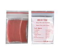 Surluoen 72 Unids/Lote Duo Peluca de Encaje de Doble Cara Cinta Adhesiva SúPer Fuerte Tiras de ExtensióN del de Cabello para Peluquines/Peluca de Encaje C