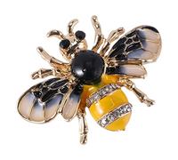 Surluoen abejorro de Moda Broche de Cristal Pin Costume divisa Regalo de la joyeria de Fiesta Abeja de Moda