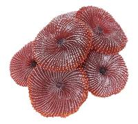 Surluoen Acuario Artificial Decoracion del Tanque de Peces Ornamento de la Planta de mar de Coral Silicona no toxica Rojo