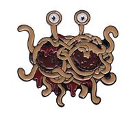 Surluoen Alfiler De Monstruo Alfiler De Esmalte De FSM Ramen Broche De Estilo Divertido Jeans Camisa Abrigo Pin De La Solapa Placa De Metal