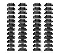 Surluoen Almohadillas Adhesivas para la Nariz, 24 Pares de Almohadillas para Nariz para Anteojos, Se Pegan en Silicona para Anteojos, Gafas de Sol, Almohadillas Finas para Nariz, Anteojos