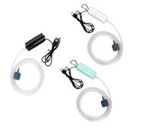 Surluoen Bomba de Oxígeno para Acuario, Compresor de Aire Silencioso USB para Pecera, Accesorios para Acuario Aireador