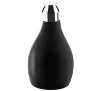 Surluoen Botella de de Polvo,Dispensador de Polvo de Silicona Recargable Contenedor de Polvo VacíO para Peluquero,Pulverizador de Polvo Negro Duradero para Polvo Suelto, Polvo de BañO