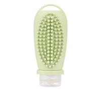 Surluoen Botella de Viaje de Silicona Recargable, Cepillo de Limpieza, de Champú Portátiles, Loción, Envases de Cosméticos A