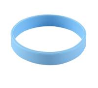 Surluoen Brazalete de Puno Munequera Pulsera de Elasticidad de Moda de Goma de Silicona Azul