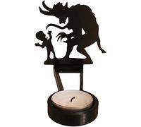 Surluoen Candelabros de Sombra Divertida, Candelabro de Mesa de Centro de Mesa para DecoracióN del Hogar de Halloween, Candelabros Decorativos de Mesa-A