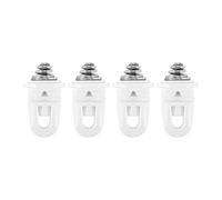 Surluoen Clip de RetencióN de Parachoques Delantero de 4 Piezas para 407 407SW 607 C5 743712