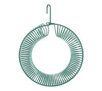 Surluoen Comedero para Pájaros con Forma Maní 16 Pulgadas, Resistente Al Óxido y Al Agua, Acero Macizo, Duradero, Comedero para Pájaros Silvestres con Forma Maní Entero y Gancho