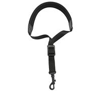 Surluoen Correa de SaxofóN Acolchada Ajustable para el Cuello de SaxofóN con Gancho de Seguridad Piezas y Accesorios de SaxofóN Negro y Café