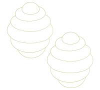 Surluoen de de Alambre de Abeja, Decoración de Porche de Patio de y Verano, Adecuado para Decoración del Hogar y Exteriores