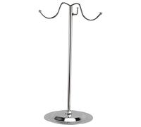 Surluoen Estante de Bolsos de Metal Soporte de ExhibicióN de Bolsos para Mujer Soporte de Acero Inoxidable Ajustable con Gancho Doble