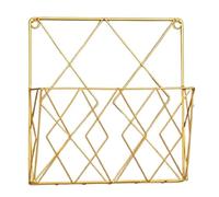 Surluoen EstanteríA Montada en la Pared Organizadores para Colgar Puertas Revistas de Pared Estantes para Libros Archivos de Pared para Colgar Estante para Libros de Pared de Alambre-B