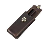 Surluoen Estuche para Pluma Estilográfica de Hecho A Mano, Organizador de Lápices Estilográficos, Material de Papelería para Oficina y Escuela, 3 Ranuras