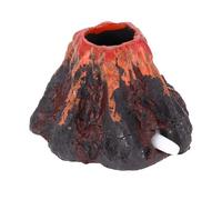 Surluoen Forma del Volcán Acuario Fish Tank Decor Bomba de Oxígeno Bomba de Aire Piedra de Aire Bomba de Aire Accionar Fish Tank Toy Acuario Ornamento Decoración