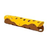 Surluoen Formas de Empalme de Túnel para Gatos, de Pompones de Fieltro, Casa de Tubo de Juguete para Gatitos Deformables, Interactivas para Mascotas, Esteras A