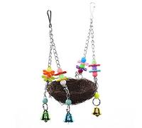 Surluoen Handmade Nest Toys Birds Parrots Jugar Juguetes Escalada Birds Swing Toys