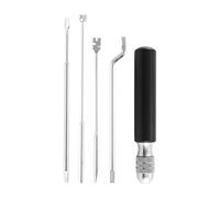 Surluoen Herramienta de ReparacióN de AfinacióN de Piano de 5 Uds. Herramienta de Mantenimiento de Piano para MáQuina de Cuerdas de Piano Herramienta de AfinacióN de Manejar de Piano