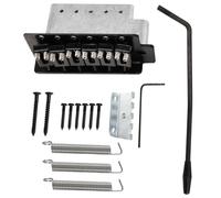 Surluoen Juego de de puente de tremolo de guitarra licencia para Reemplazo de guitarra electrica, negro