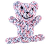 Surluoen Juguete de Nudo Masticable Popular Oso Fuerte Fuerte Perro Mascota TiróN Juego de Guerra Cuerda de AlgodóN