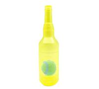 Surluoen Juguete para Perros Botella de Agua Cruncher Botella para Masticar Juguetes para Perros Botella de Agua de Plástico Juguetes para Masticar para Perros con Bola Amarilla