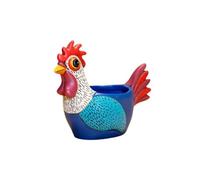 Surluoen Maceta de Pollo, Maceta de Gallo, Maceta de Resina para Gallina, Adorno para Jardines Interiores y Exteriores, Maceta para Plantas S