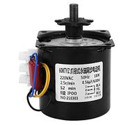 Surluoen Motor de Volteador de Huevos de 220V AC Motor de Incubadora Motorreductor Reversible para la Mayoría de Las Incubadoras 2.5R / Min