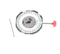 Surluoen Movimiento 2115 con Manija+BateríA 2035 Reemplazo del Movimiento del Reloj de Cuarzo ElectróNico de Puntos con Calendario úNico para Hombres