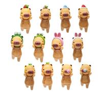 Surluoen Muñeco de Animal Pequeño Capibara, Decoración de Pantalla de Navegación para Automóvil, Consola Central de Navegación, Decoración de Pantalla de Navegación para Automóvil