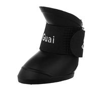 Surluoen Negro S, Zapatos de Mascota Botines de Goma Botas de Lluvia Impermeable de Perro