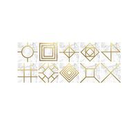 Surluoen Pegatinas Adhesivas Decorativas de Mármol para Azulejos de Baño y Cocina, Decoración Autoadhesiva Impermeable e S
