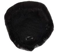 Surluoen Pelucas Hechas una Mano para Hombres Hairpiece de Reemplazo Esponjoso Natural Bloque de Reemplazo de Arriba de los Hombres