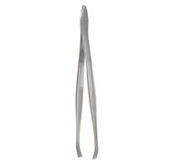Surluoen Pinzas para Depilar Cejas Acero Carbono Punta 9cm Color Plata