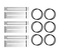 Surluoen Protectores de DiapasóN de Guitarra Protectores de DiapasóN de Bajo de Acero Inoxidable Protector de DiapasóN de Herramienta Luthier para Alisar Trastes