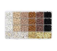 Surluoen Pulseras de Cuentas de Arcilla para Mujer, Kit de Fabricación de Pulseras de para Hacer Joyas, Kit de Pulsera con Dijes DIY Arts B