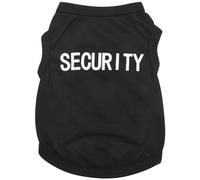 Surluoen Ropa De Invierno para Mascotas Camiseta Chaleco De Perro Abrigo Vestido Suéter Atuendo Security, Negro XS