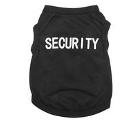 Surluoen Ropa De Invierno para Mascotas Camiseta Chaleco De Perro Abrigo Vestido Suéter Atuendo Security, Negro L