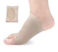 Surluoen Soporte de de CompresióN con Almohadilla, para Unisexo, de Fascitis Plantar Plantilla de InsercióN de Zapato, Ayuda una Aliviar Dolor de Pie Color de la Piel