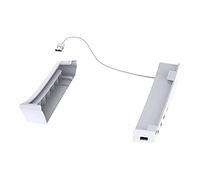 Surluoen Soporte Horizontal para con 4 Extensiones USB, Soporte para Consola de Gabinete, para Disc y EdicióN Digital