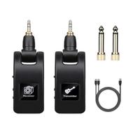 Surluoen System Inalámbrico de Guitarra, Transmisor de Audio, Receptor, System Inalámbrico Recargable por USB para Bajo de Guitarra Eléctrica