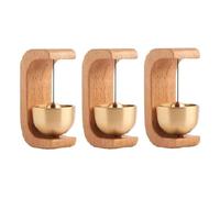 Surluoen Timbre de Puerta para Entrada, Timbre de Madera de 3 Piezas, Timbre de Comerciante para Apertura de Puerta, Timbre de Puerta Magnético para Entrada