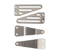 Surly Set placas montaje Plate p. portaequipajes del./horquillas empalmadas one_size